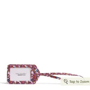 NEW Vera Bradley Essential Luggage Tag in Cotton - Scaevola Fan
